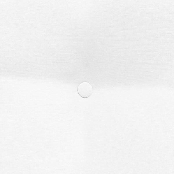 Rücken Kissen Weiß 60 x 24 x 50 cm Stoff