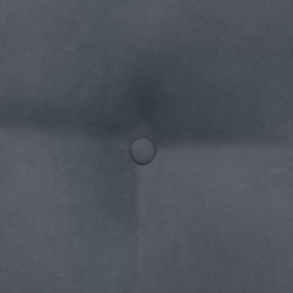 Rücken Kissen Dunkelgrau 60 x 24 x 50 cm Samt