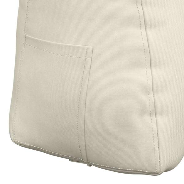 Rücken Kissen Creme 60 x 24 x 50 cm Samt