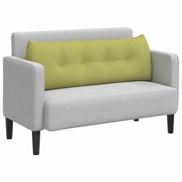 Rücken Kissen Hellgrün 140 x 24 x 50 cm Stoff