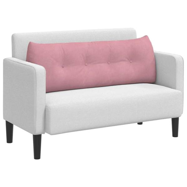 Rücken Kissen Rosa 140 x 24 x 50 cm Samt