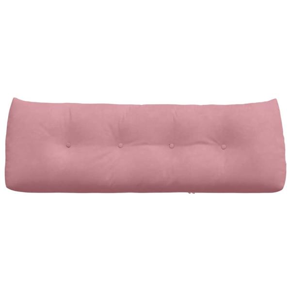 Rücken Kissen Rosa 140 x 24 x 50 cm Samt