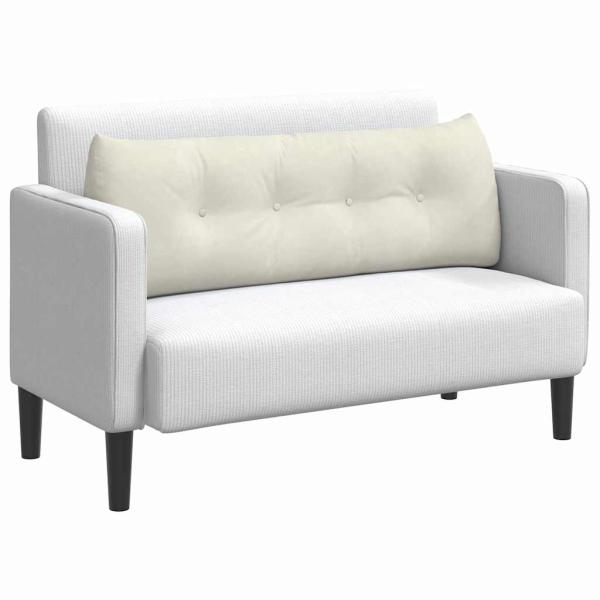 Rücken Kissen Creme 140 x 24 x 50 cm Samt