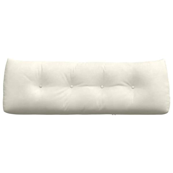Rücken Kissen Creme 140 x 24 x 50 cm Samt