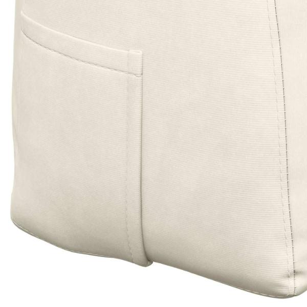 Rücken Kissen Creme 140 x 24 x 50 cm Samt