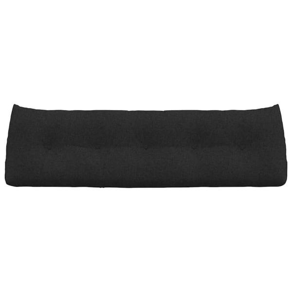 Rücken Kissen Schwarz 160 x 24 x 50 cm Stoff