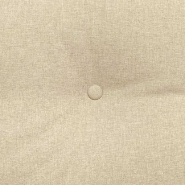 Rücken Kissen Creme 160 x 24 x 50 cm Stoff