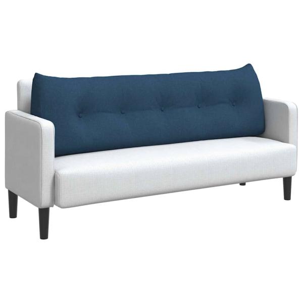 Rücken Kissen Blau 160 x 24 x 50 cm Stoff