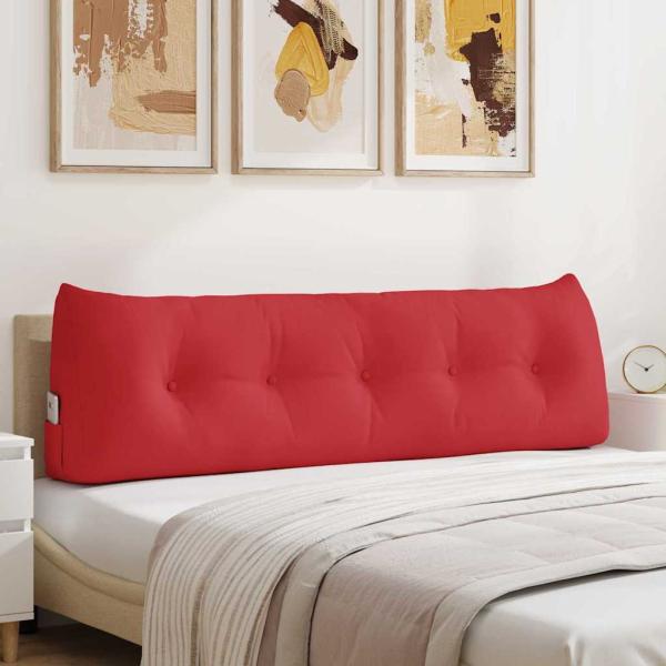 ARDEBO.de - Rücken Kissen Rot 160 x 24 x 50 cm Stoff
