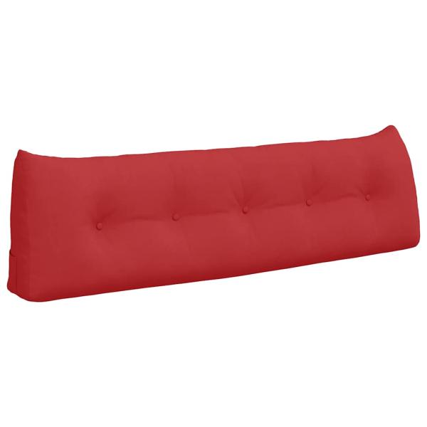 Rücken Kissen Rot 160 x 24 x 50 cm Stoff