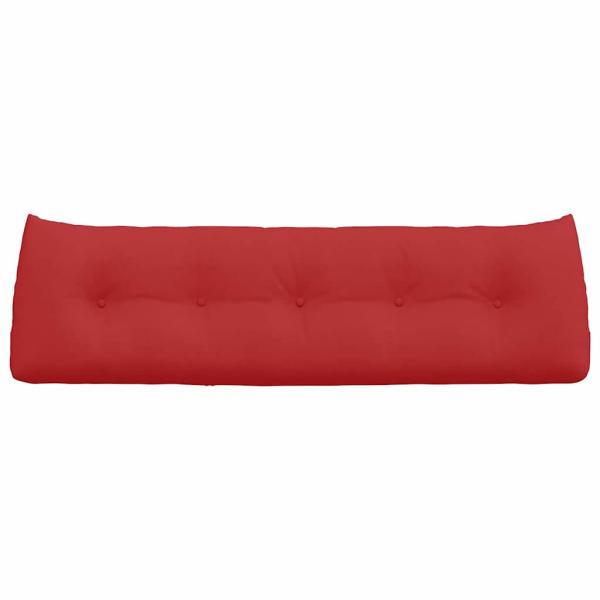 Rücken Kissen Rot 160 x 24 x 50 cm Stoff