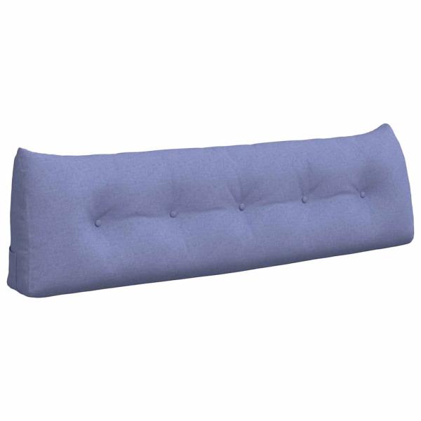 Rücken Kissen Jeans blau 160 x 24 x 50 cm Stoff
