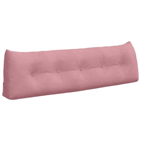 Rücken Kissen Rosa 160 x 24 x 50 cm Samt