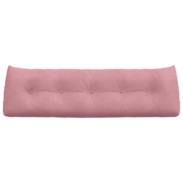 Rücken Kissen Rosa 160 x 24 x 50 cm Samt