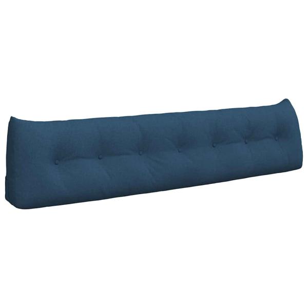 Rücken Kissen Blau 200 x 24 x 50 cm Stoff