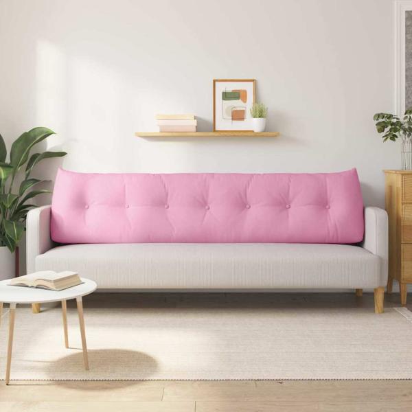 Rücken Kissen Rosa 200 x 24 x 50 cm Stoff