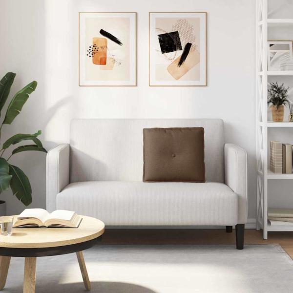 Rücken Kissen Braun 50 x 19 x 45 cm Stoff