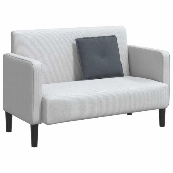 Rücken Kissen Dunkelgrau 50 x 45 cm Cordstoff