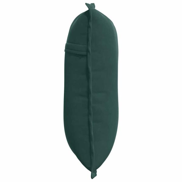 Rücken Kissen Dunkelgrün 50 x 45 cm Cordstoff