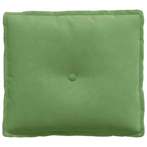 Rücken Kissen Hellgrün 50 x 45 cm Cordstoff