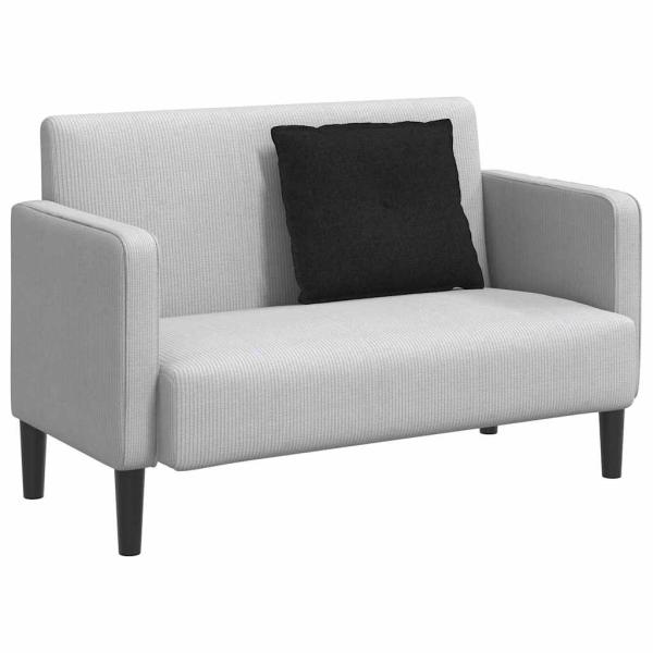 Rücken Kissen Schwarz 60 x 19 x 50 cm Stoff