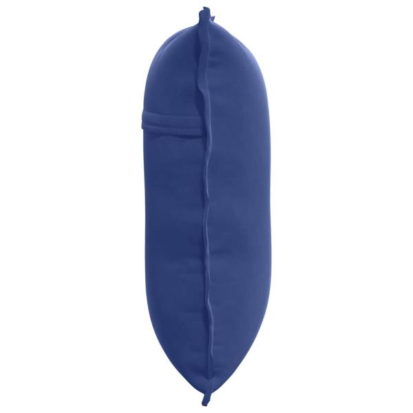 Rücken Kissen Polizeiblau 60 x 50 cm Cordstoff