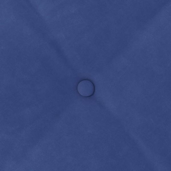 Rücken Kissen Polizeiblau 60 x 50 cm Cordstoff