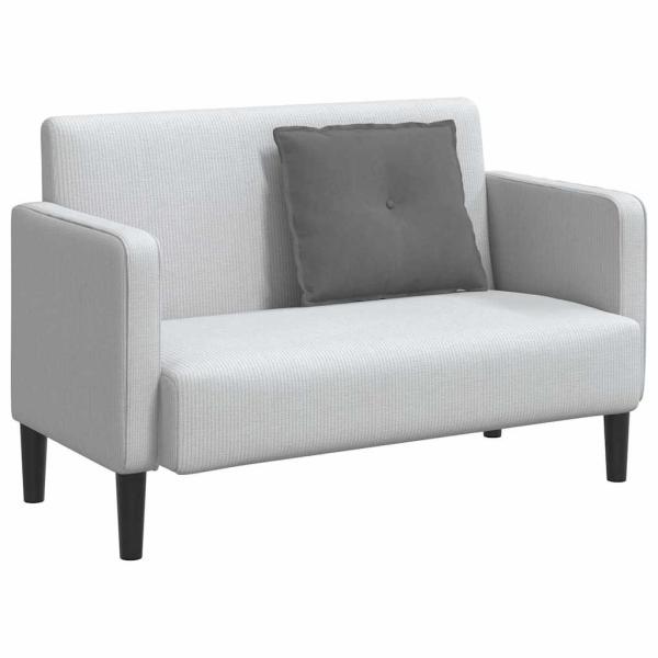 Rücken Kissen Dunkelgrau 60 x 50 cm Mikrofaserstoff