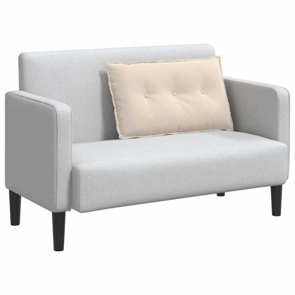 Rücken Kissen Beige 80 x 50 cm Mikrofaserstoff