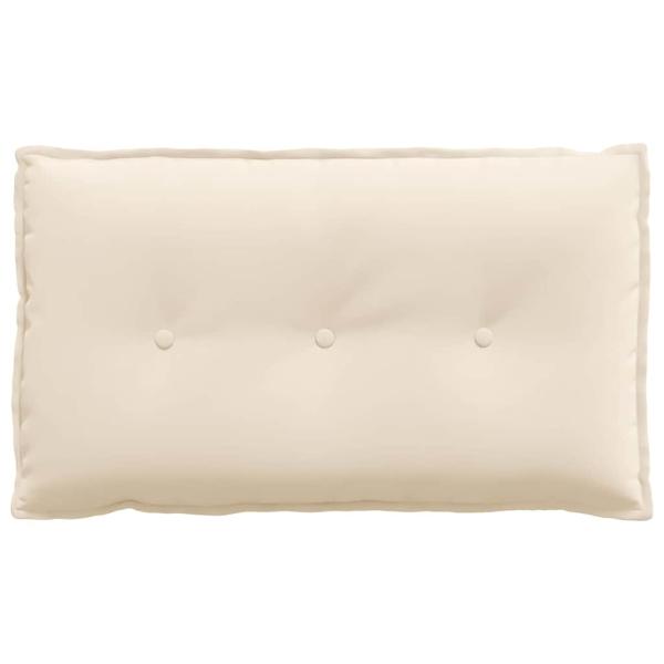 Rücken Kissen Beige 80 x 50 cm Mikrofaserstoff