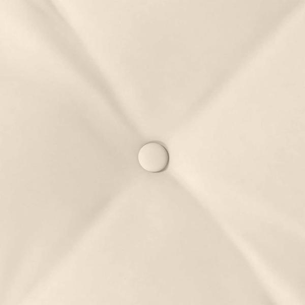 Rücken Kissen Beige 80 x 50 cm Mikrofaserstoff