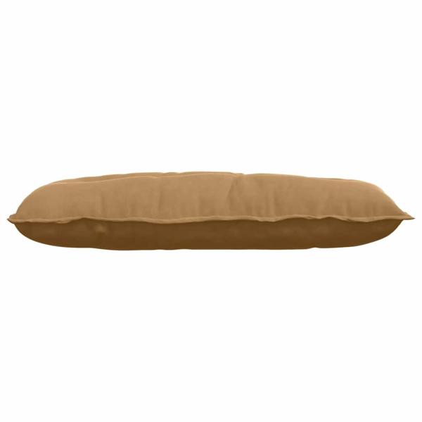 Rücken Kissen Braun 100 x 50 cm Cordstoff