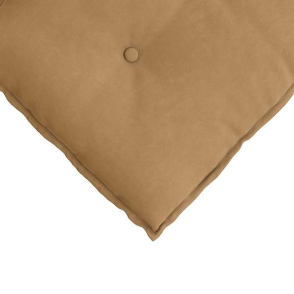 Rücken Kissen Braun 100 x 50 cm Cordstoff