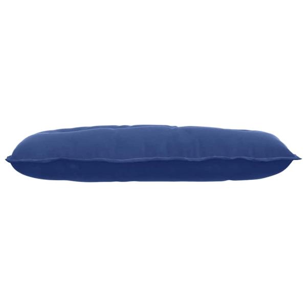 Rücken Kissen Polizeiblau 100 x 50 cm Cordstoff