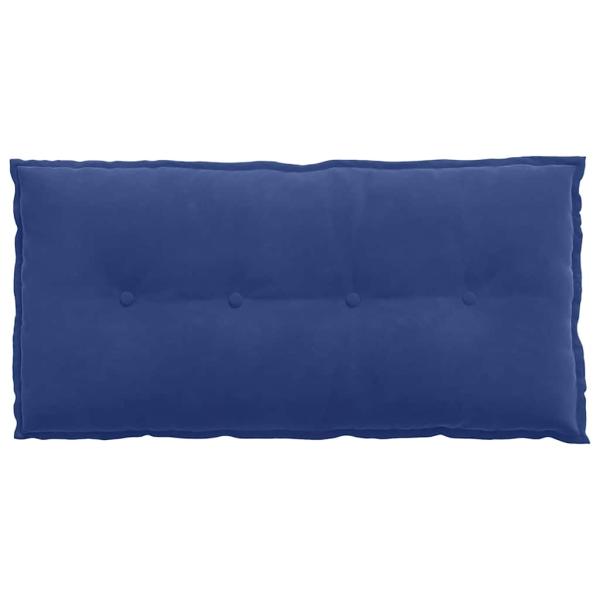 Rücken Kissen Polizeiblau 100 x 50 cm Cordstoff