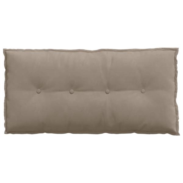 Rückenkissen Taupe 100 x 50 cm Mikrofaserstoff