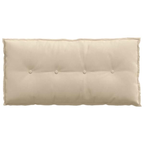Rückenkissen Creme 100 x 50 cm Mikrofaserstoff