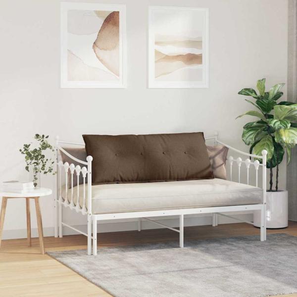 Rücken Kissen Braun 120 x 19 x 50 cm Stoff