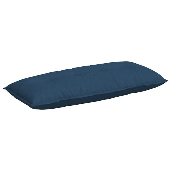 Rücken Kissen Blau 120 x 19 x 50 cm Stoff