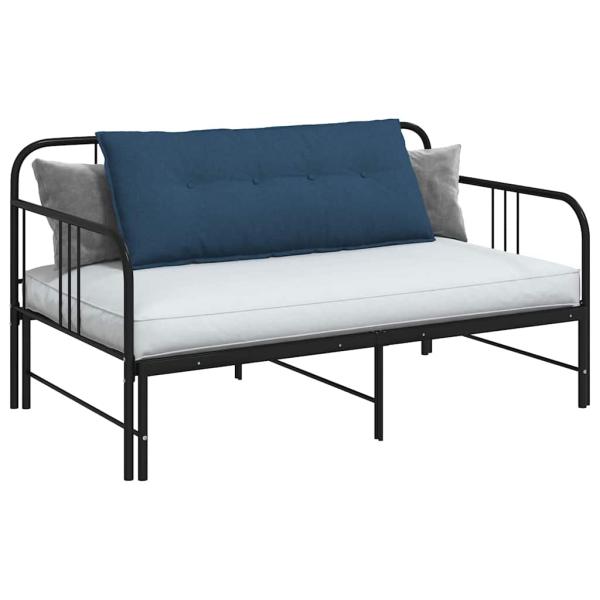 Rücken Kissen Blau 120 x 19 x 50 cm Stoff