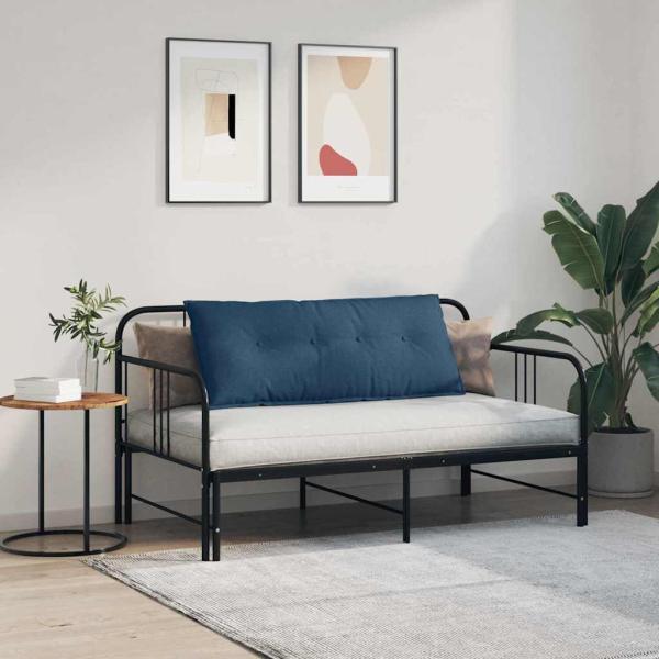 Rücken Kissen Blau 120 x 19 x 50 cm Stoff