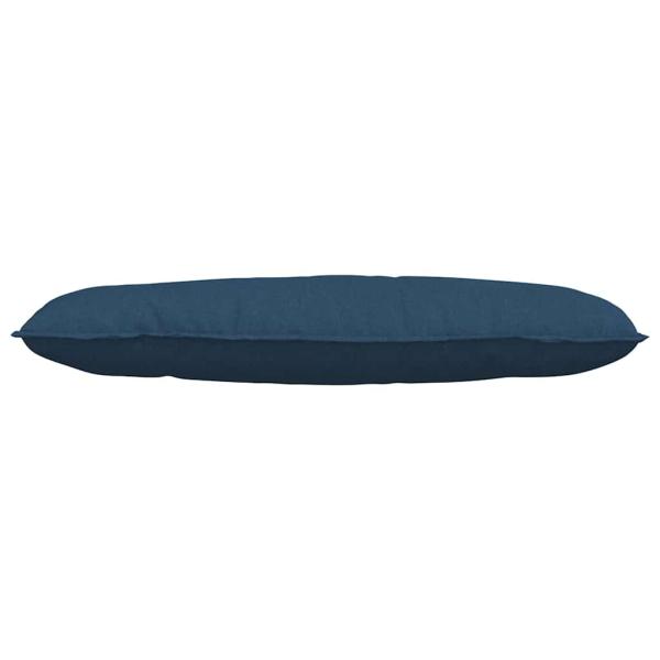 Rücken Kissen Blau 120 x 19 x 50 cm Stoff