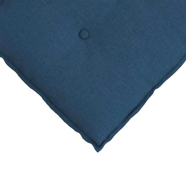 Rücken Kissen Blau 120 x 19 x 50 cm Stoff