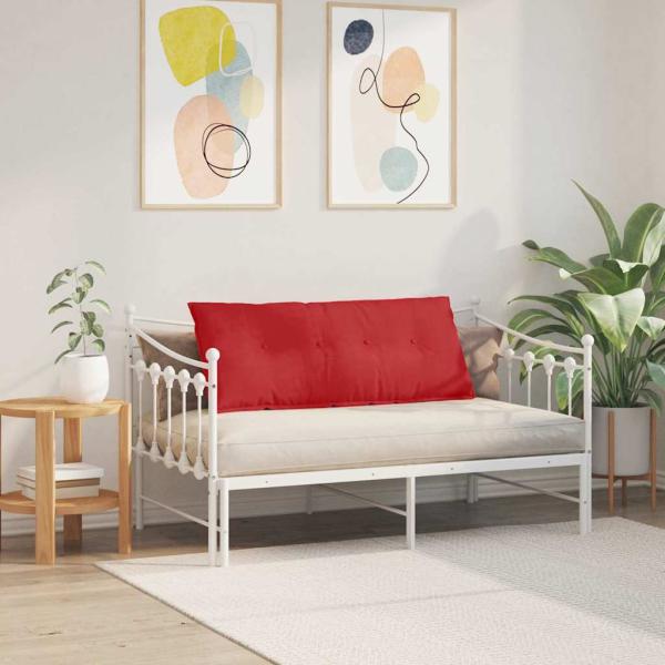 Rücken Kissen Rot 120 x 19 x 50 cm Stoff