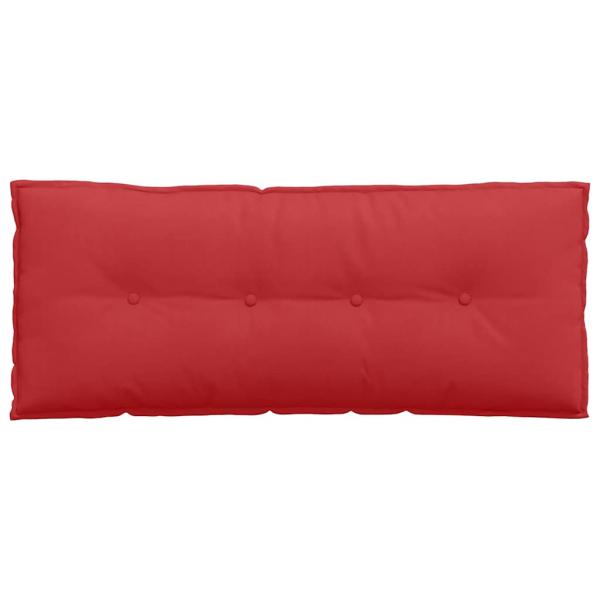Rücken Kissen Rot 120 x 19 x 50 cm Stoff