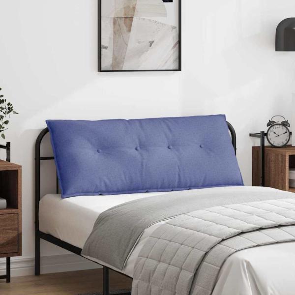 ARDEBO.de - Rücken Kissen Jeans blau 120 x 19 x 50 cm Stoff