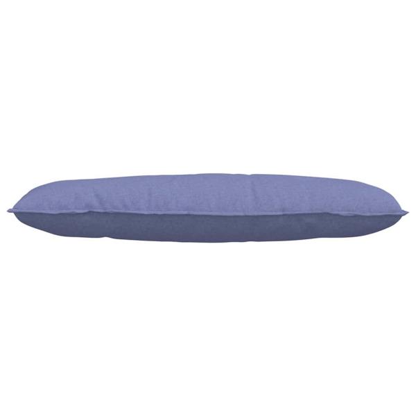 Rücken Kissen Jeans blau 120 x 19 x 50 cm Stoff