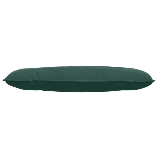 Rücken Kissen Dunkelgrün 120 x 50 cm Cordstoff