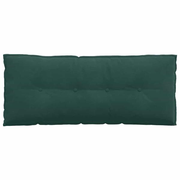 Rücken Kissen Dunkelgrün 120 x 50 cm Cordstoff