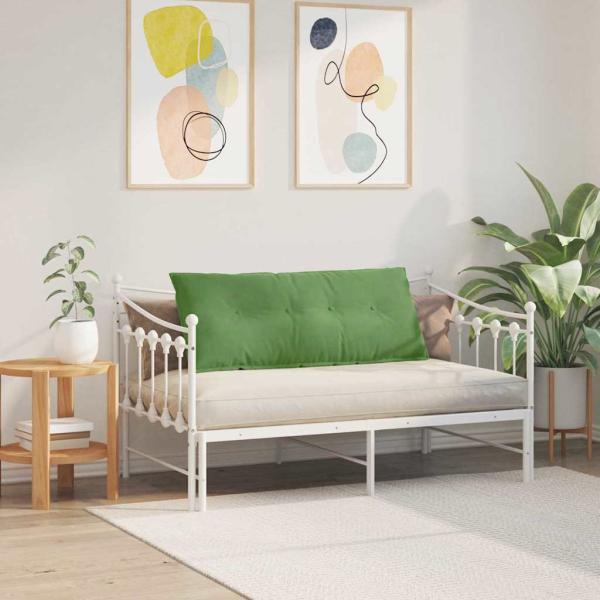 Rücken Kissen Hellgrün 120 x 50 cm Cordstoff